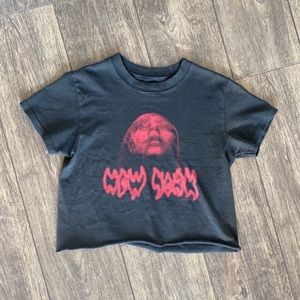 Pac Sun New York Cropped Tee